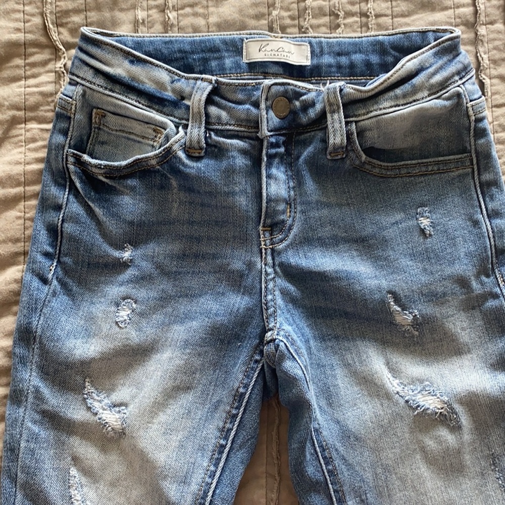 Kids kancan ankle skinny. Super stretchy